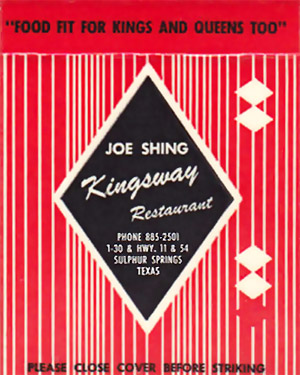 joe shing's kingsway