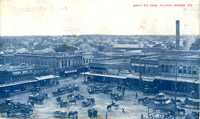 bird's eye view sulphur springs texas 1908, Hopkins County