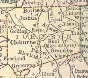 1914 Johnson Co. Map