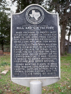 Hussey & Logan's Mill and Gin Factory, Morris County, Texas